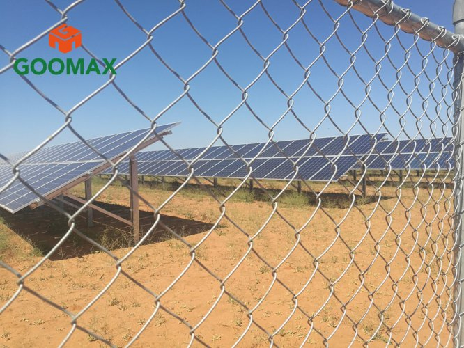 Goomax Solar Mounting System U Steel Pole single Column Ground Mounting System