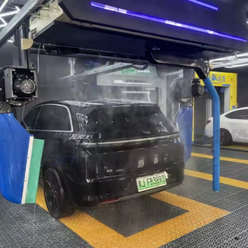 Automatic Car Wash Machine with Energy - Harvesting Solar Panels and Battery Backup - CE &amp; SGS Certified, Green and Reliable