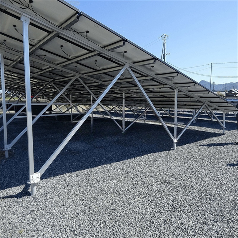 Flat Roof Solar Mounting System with Photovoltaic Bracket, Solar Support Bracket, and Aluminum Installation Kit