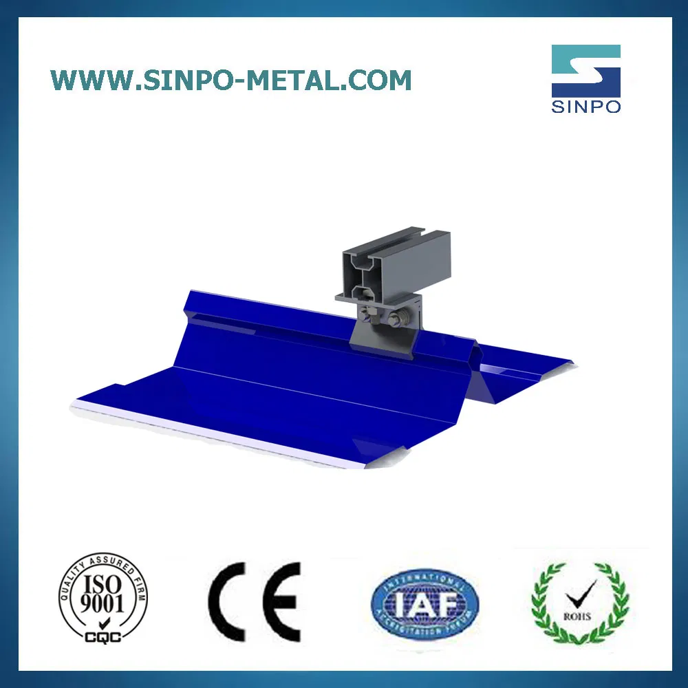 Aluminum Components for Tin/Metal Roof Solar Mounting System