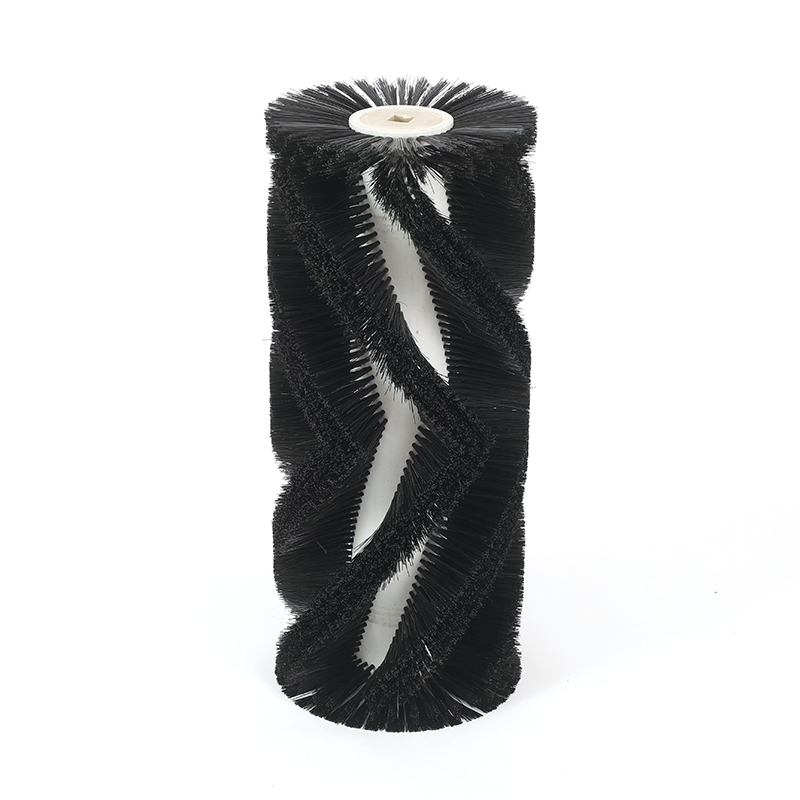 Factory Price Nylon Industrial Cylinder Spiral Solar Panel Cleaning Roller Brush