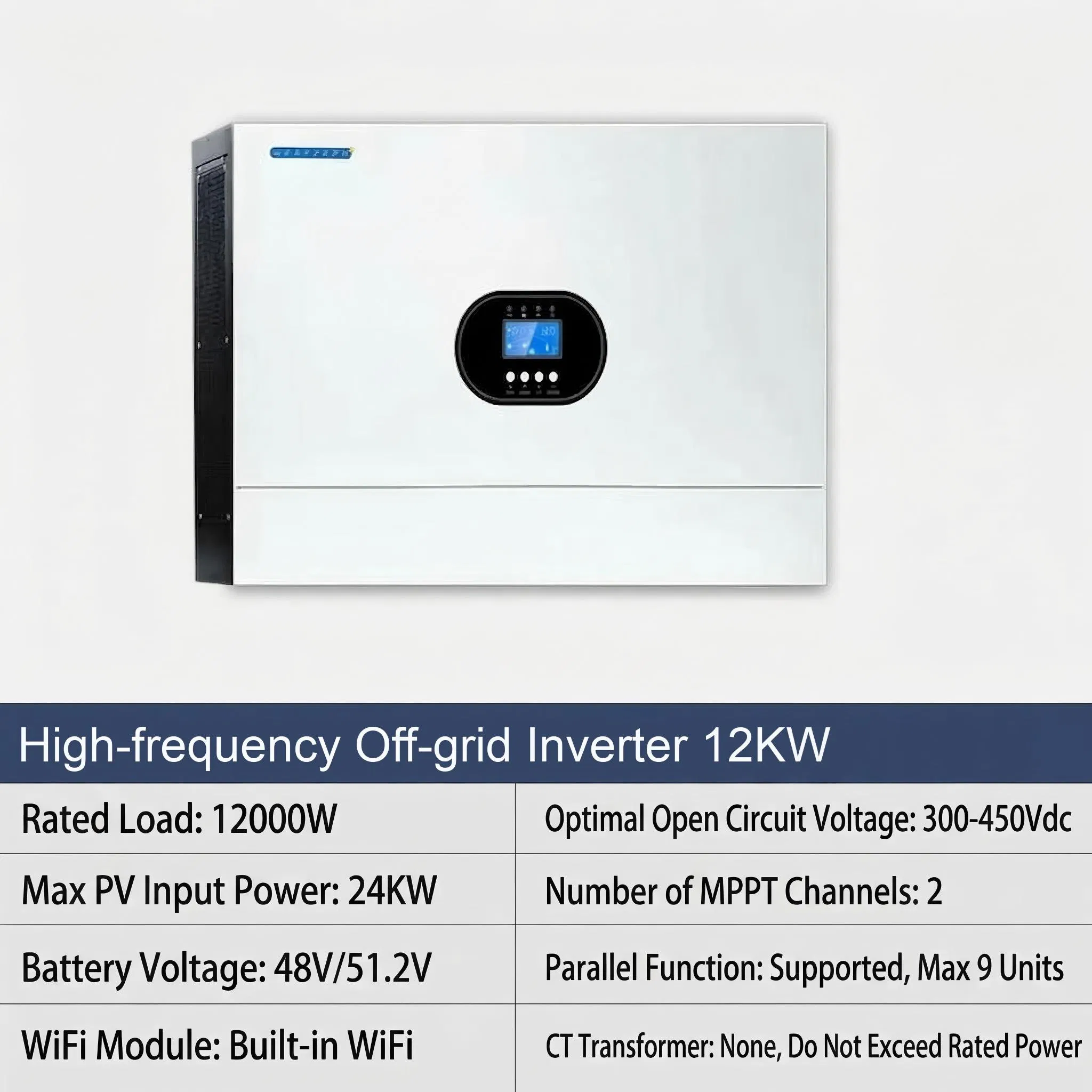 off Grid Pure Sine Wave Inverter Solar Power Converter Wuth High Power 6.5kw 12kw UPS for Backup Power