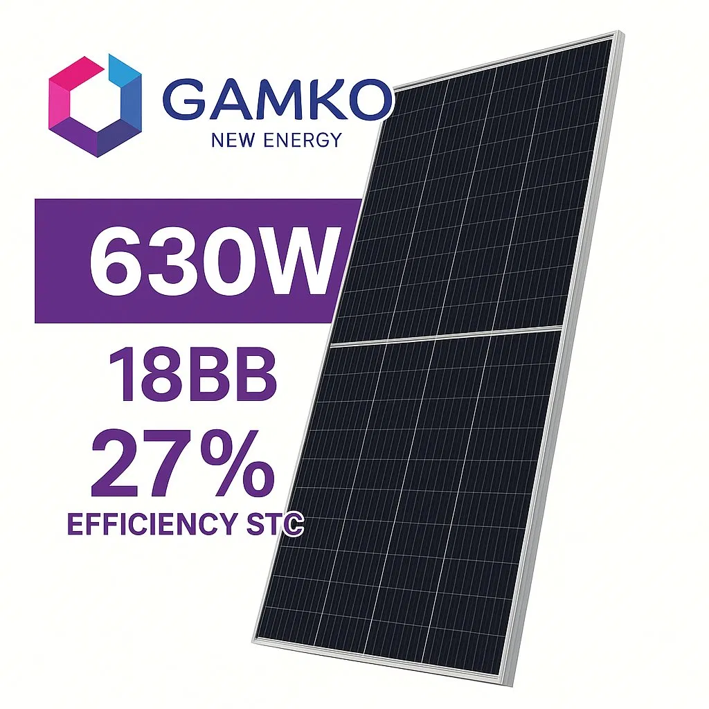 630W Solar Panel Mbb Mono Topcon Bifacial Photovoltaic Panels 5W-800W Available