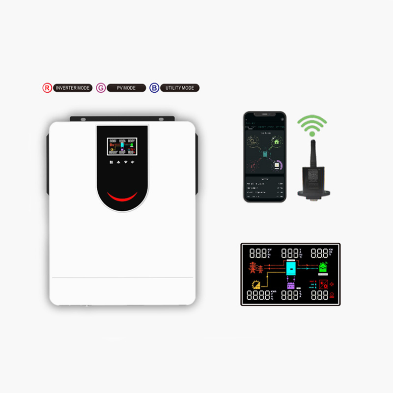 8kw Hybrid Solar Inverter with Integrated Lithium Battery System