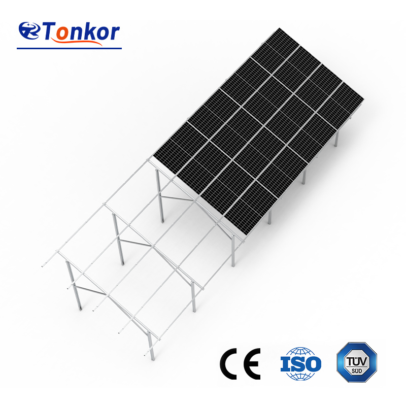 Lightweight Aluminum PV Ground Mounting System for Open-Field Solar Projects