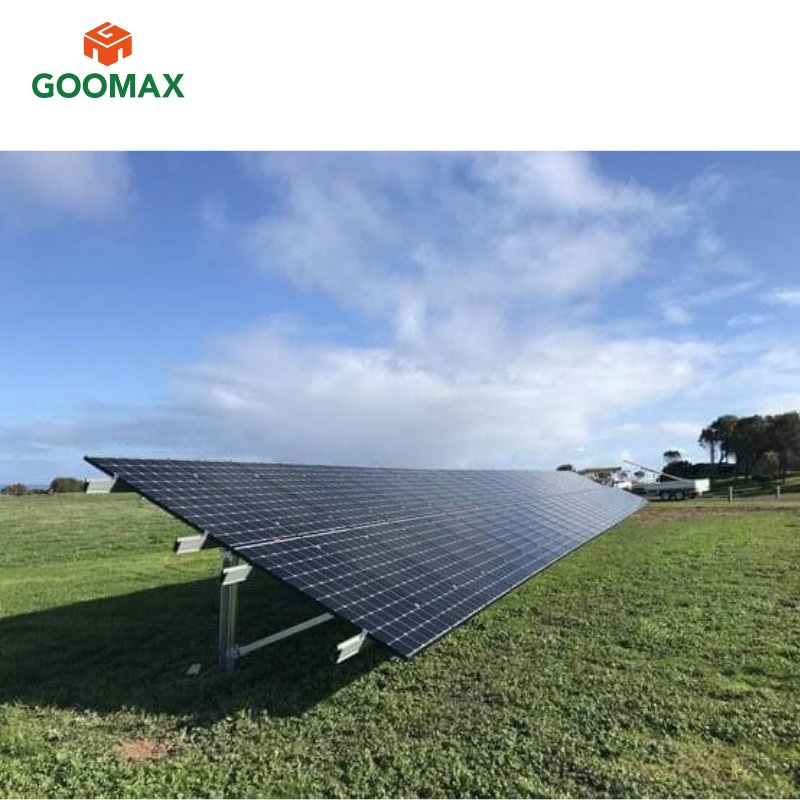 Goomax Complete Solar Panel Tracking System with Innovative Ground Mounting Racks for Easy Installation