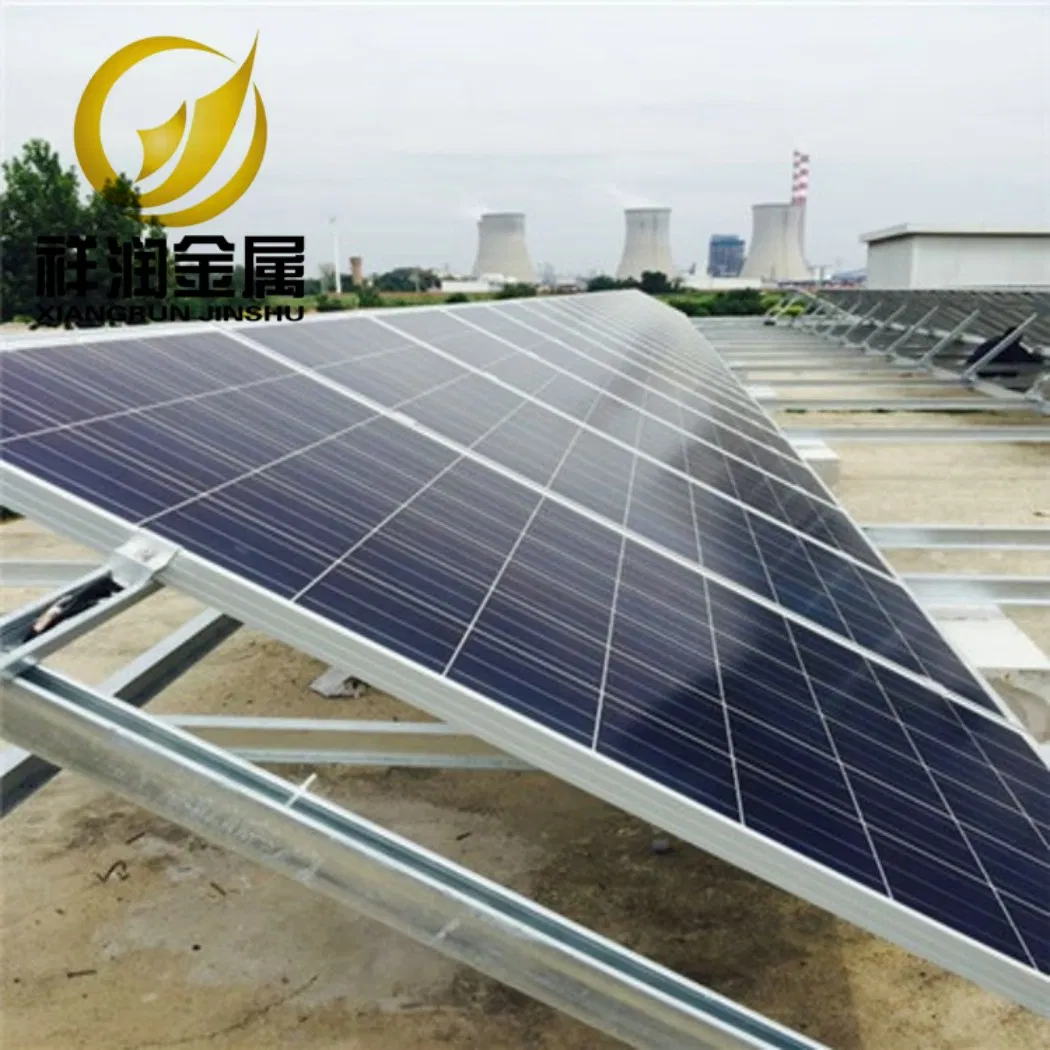 Tilt-Angle Adjustable Sturdy Storm-Proof Ground-Mounted Photovoltaic Solar Mounting Bracket