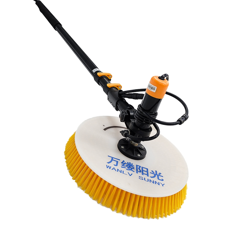 Factory Supply 7.5m Solar Panel Cleaning Equipment Portable Rotating Cleaning Brush