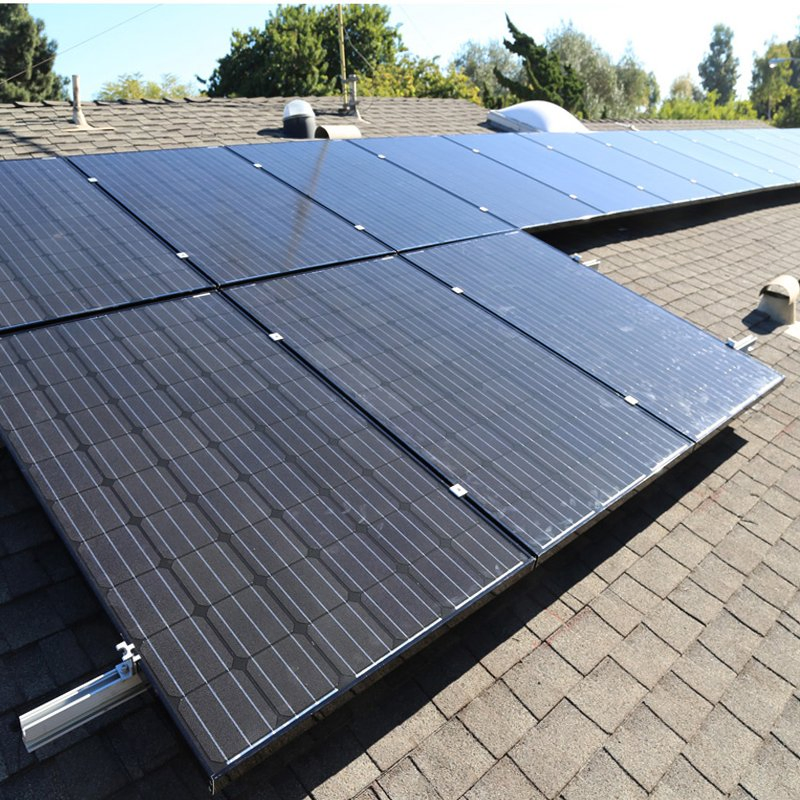 Lightweight Aluminum Solar Bracket &amp; Mounting System for Tile Roof