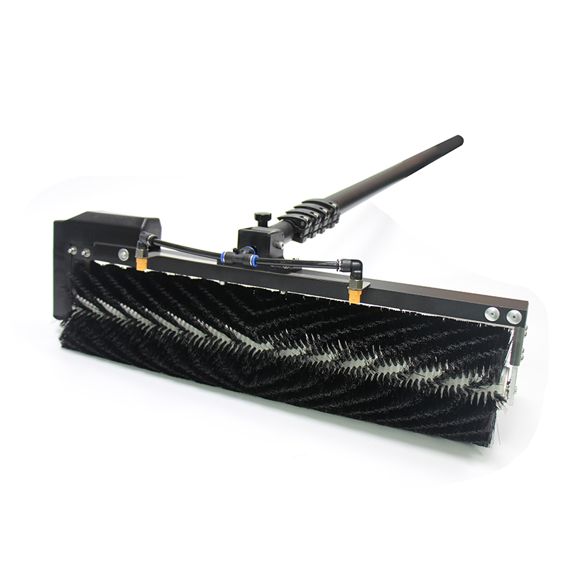 House Electric Power Photovoltaic Solar Panel Cleaning Roller Brush Photovoltaic Brush with Telescopic Aluminum Pole