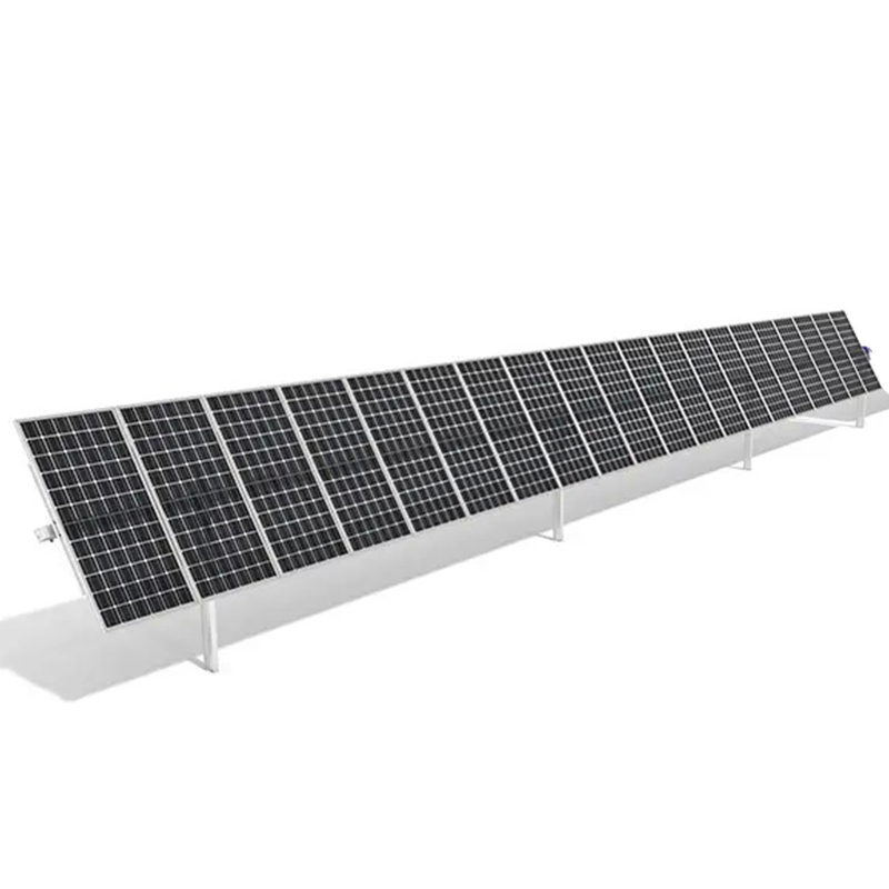 Ground Mount Solar Panel Tracking Bracket 0.5kw~100kw Single Axis Solar Tracking System