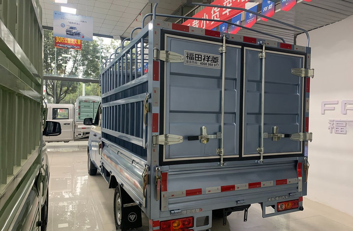 Foton Xiangling Q Gasoline Double - Cab Stake Body Cargo Truck