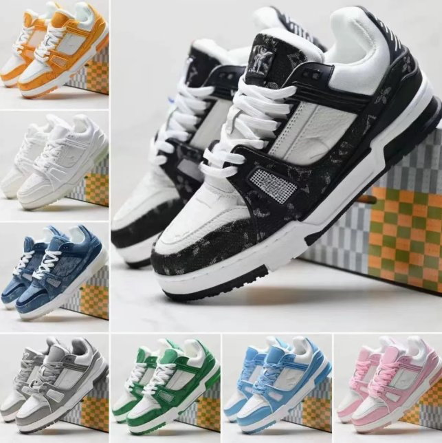 Designer Replica Luxury Top Quality Fashion Sneakers Men Women Shoes Casual Stock Shoe