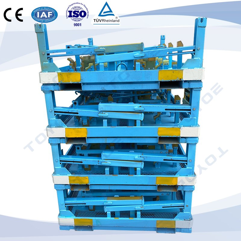 Folding and Stacking Storage Rack Medium Duty Shelving Warehouse Shelf Save Floor Space for The Packaging and Transportation of Automotive Parts