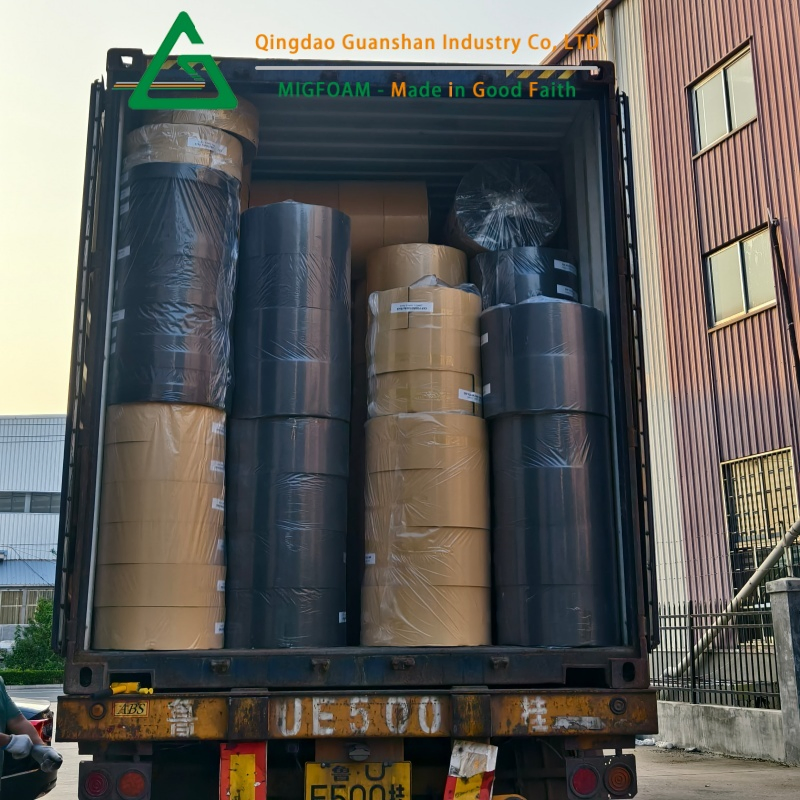 75mm, 100mm, 150mm, 200mm, 300mm Width Adhesive Foam Expansion Joint Foam
