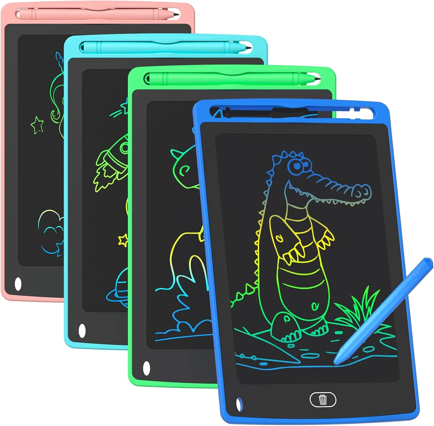 Writing LCD Tablet for Kids, 8.5 Inch Colorful Doodle Board Drawing Tablet, Educational Toys
