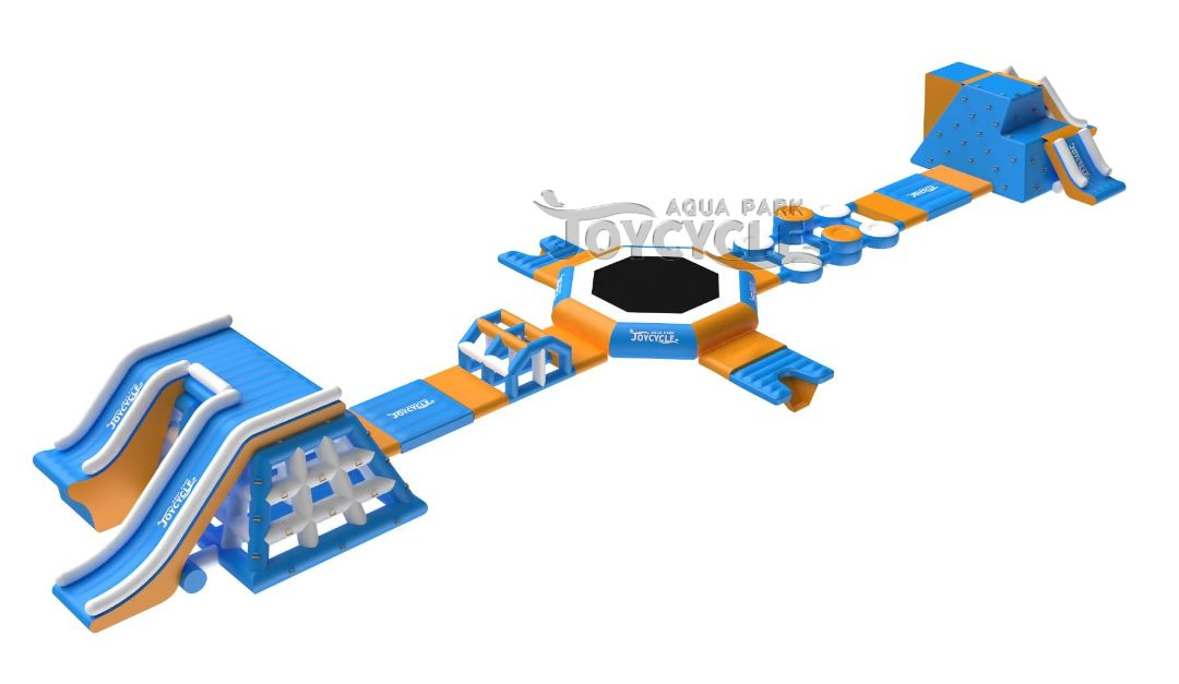 Blow up Water Playground in Lake Inflatables on Water