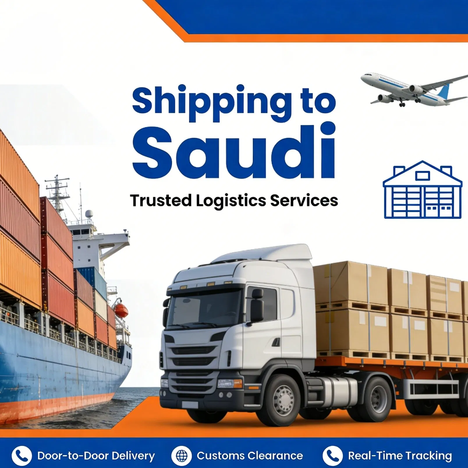Shipping to Saudi Arabia Multimodal Transport - Air &amp; Sea Combined Service