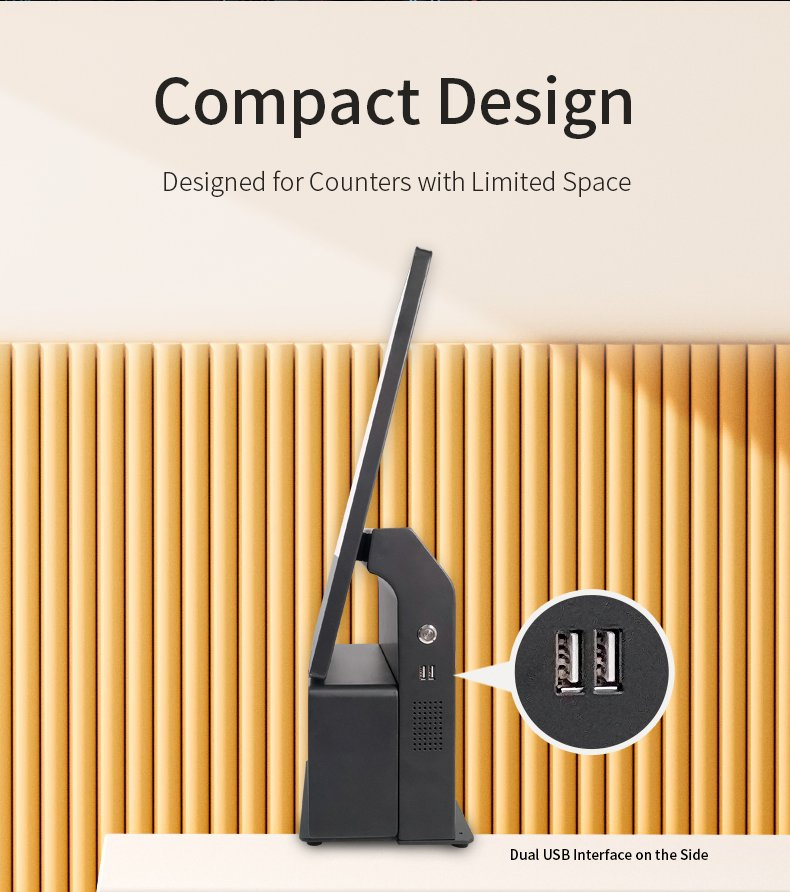 High Quality Ultra-Thin Simple Operation Self-Checkout POS System with Printer