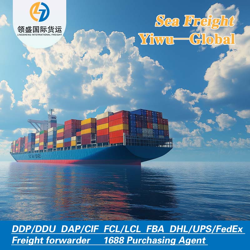 Freight Forwarding Services From Yiwu/Shanghai/Shenzhen/Guangzhou to London/Southampton/Felixstowe, UK, DDP Sea Freight
