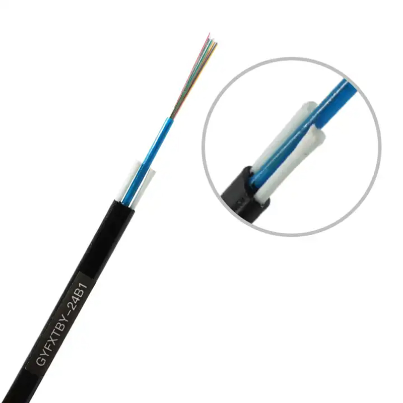 High Quality Gyfxtby Fiber Cable 2 4 6 8 12 Core G652D FTTX Flat Drop Cable