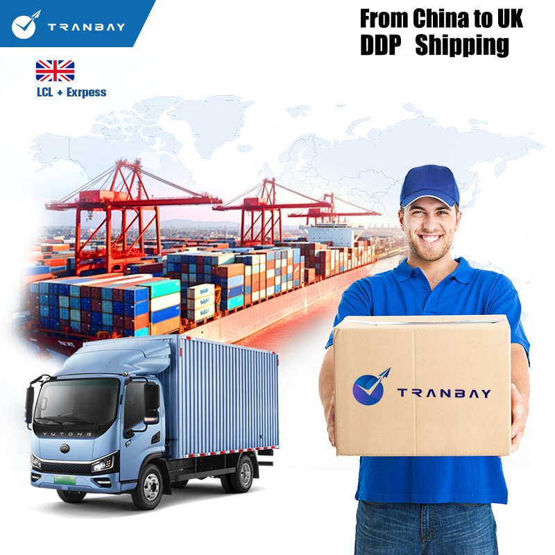 DDP Shipping Agent From China to UK USA Canada Europe UAE Australia LCL Freight Forwarding Door-to-Door Service