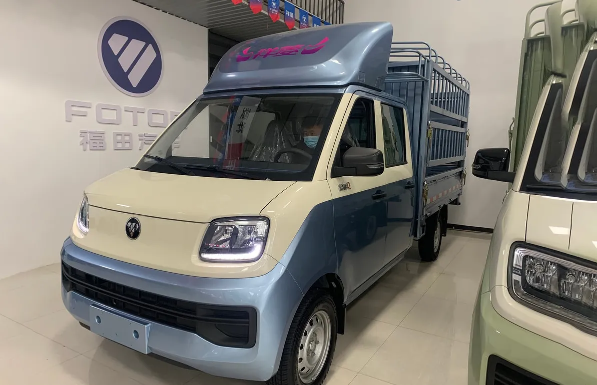 Foton Xiangling Q Gasoline Double Cab Cargo Truck