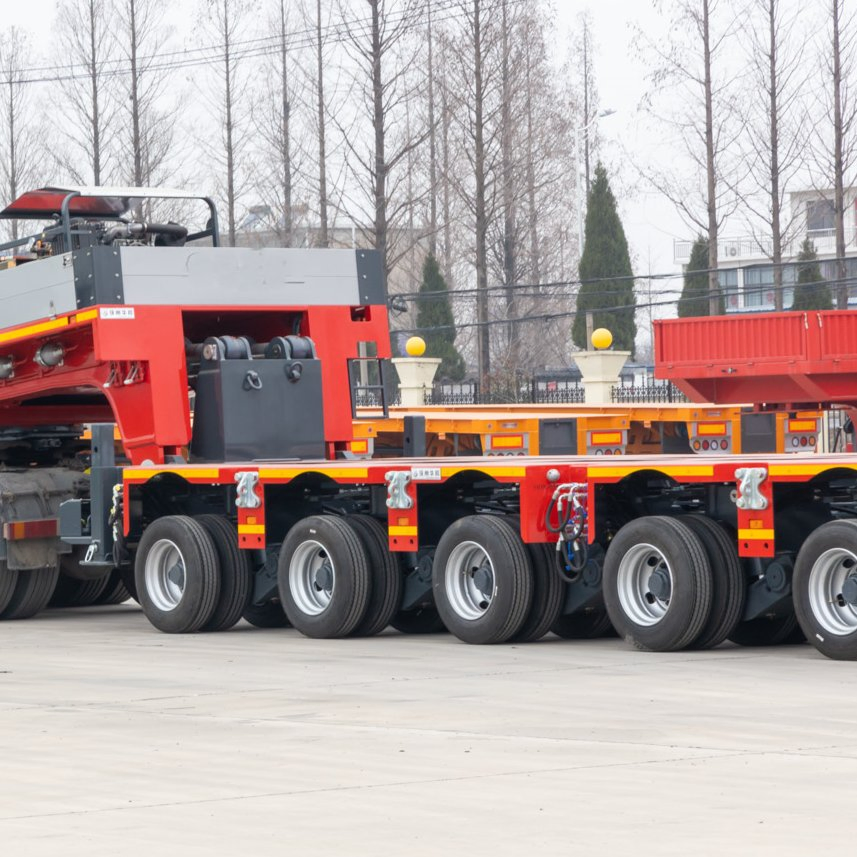 Heavy Duty Trailer for Shipbuilding &amp; Bridge Construction Robust Transport Solution for Oversized Cargo