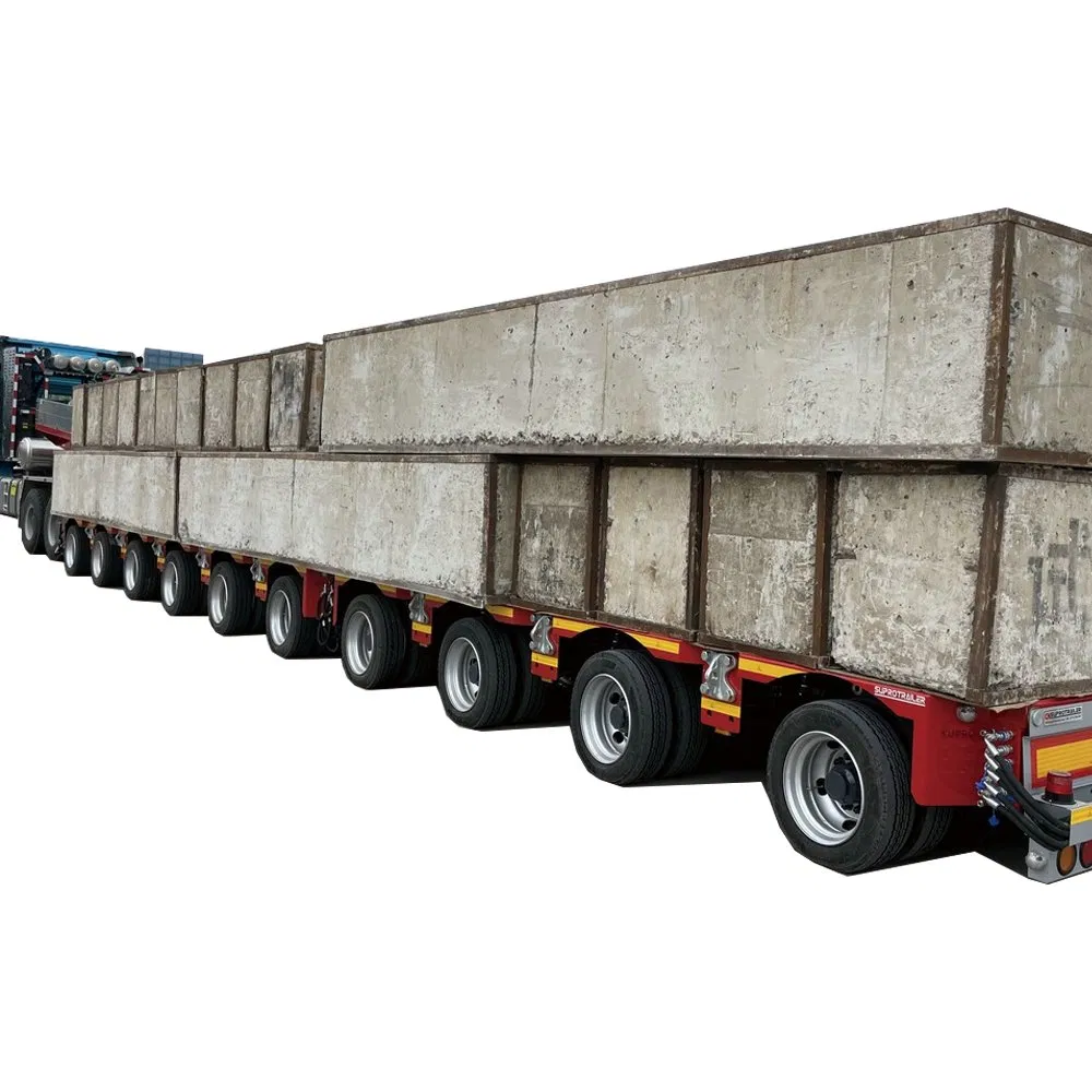 Heavy Duty Trailer for Shipbuilding &amp; Bridge Construction Robust Transport Solution for Oversized Cargo