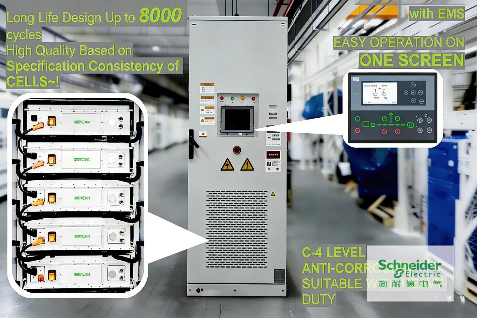 Stable Residential Power Unit with Series Battery Energy Storage System