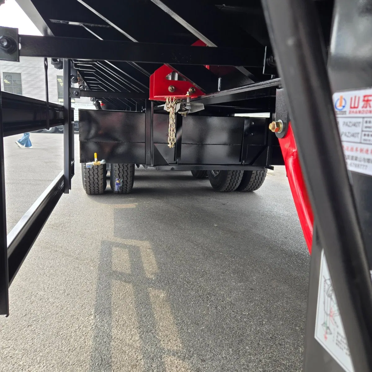 Hot Sale 4 Axle 40FT Container Flatbed Semi Trailer 80ton Capacity Truck Trailers New Price for Sale