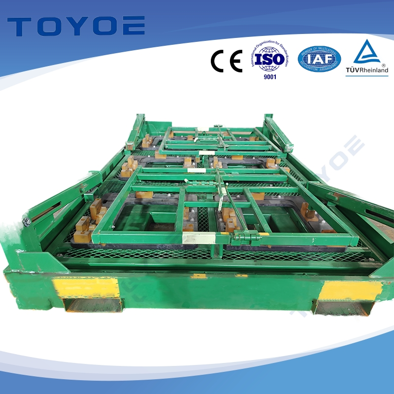 Heavy-Duty Foldable Metal Pallet Racking for Auto Parts Storage
