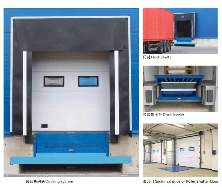Mechanical Stationary Fixed Loading Dock System for Logistics Warehouse