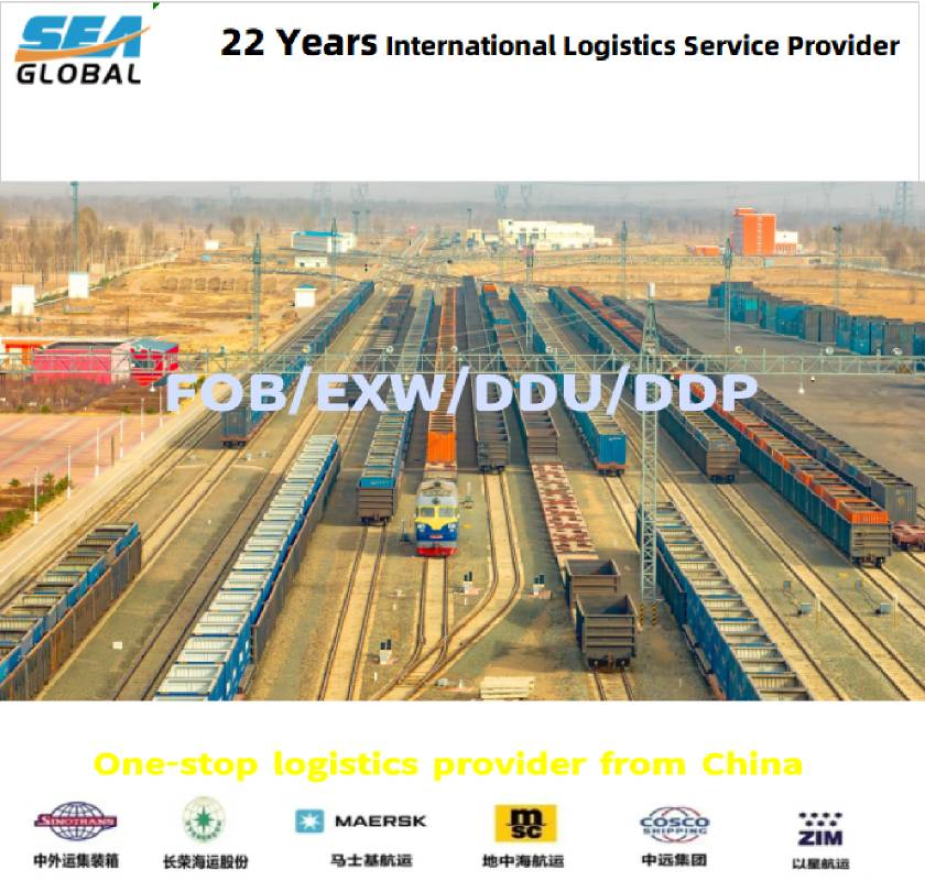 Railway Freight Shipping From China to Italy Ex-Works Fob DDU Logistics Agent
