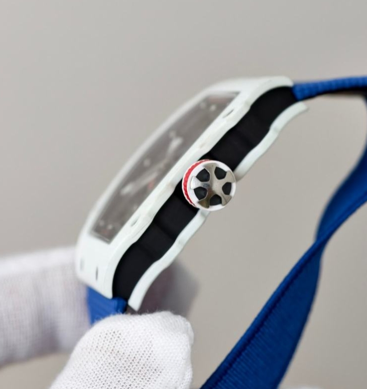 Ultra-Thin Custom Watches Ntpt Luxury Richard Automatic Wristwatch Mile RM67-02 Hollow out RM Brand Wristwatch for Men