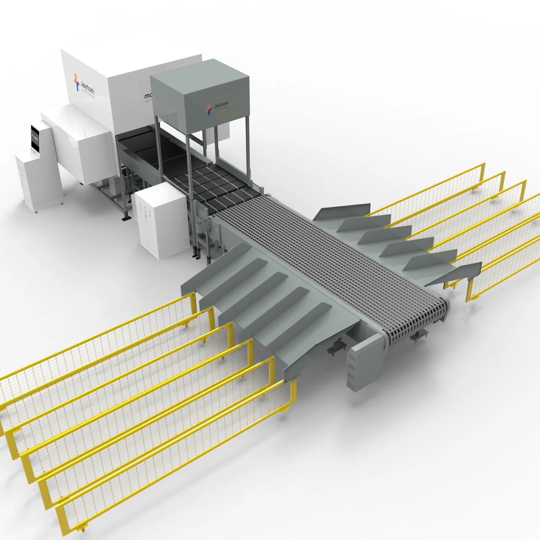 High-Speed Sorting System Integrated with Weighing &amp; Scanning &amp; Conveyor Sorting Machine and Logistics Equipment for Express Sorting Center Dws