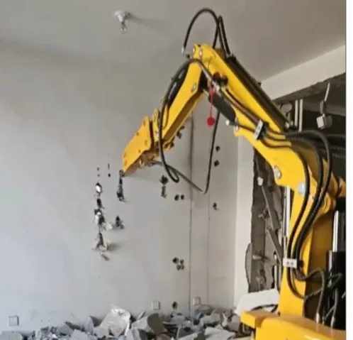 Demolition Robot Side View
