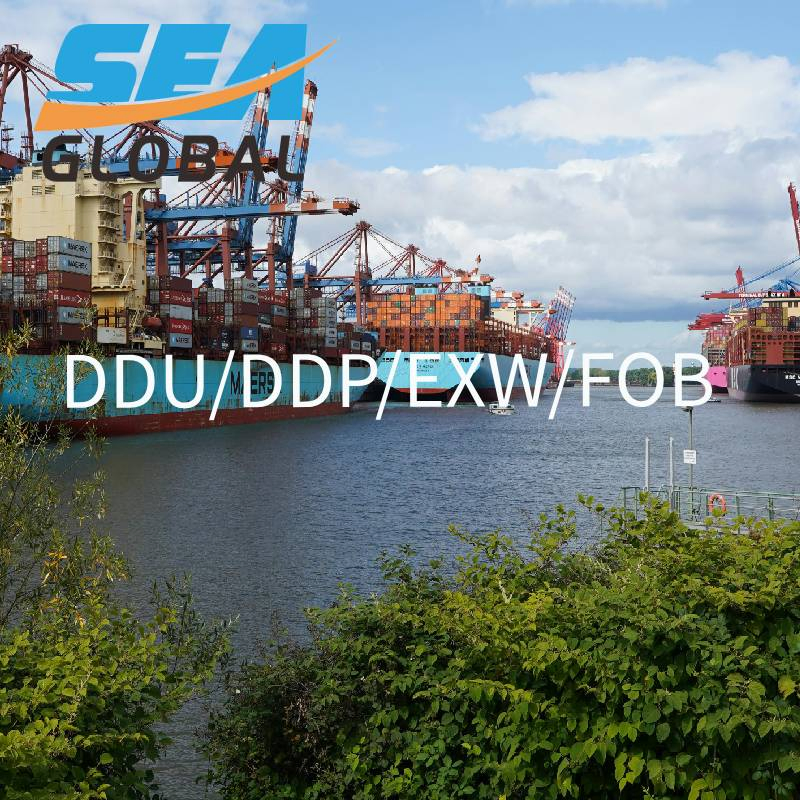 DDU Door to Door Sea Shipping Container Service to Jacksonville, USA