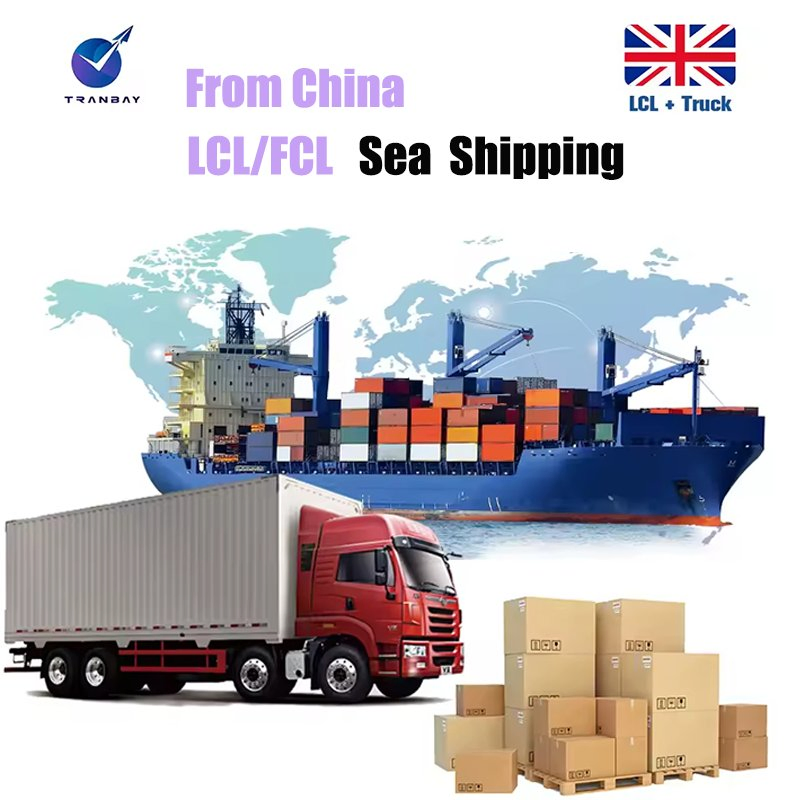 DDP Door-to-Door Freight Forwarder with Air/Sea/Railway/Multimodal Transport China Shipping Agent for LCL+Trucking to USA