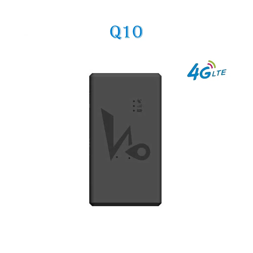 Q10 4G LTE Global GSM GPS Tracker Locator for Pets Dogs Tracking Voice Monitor