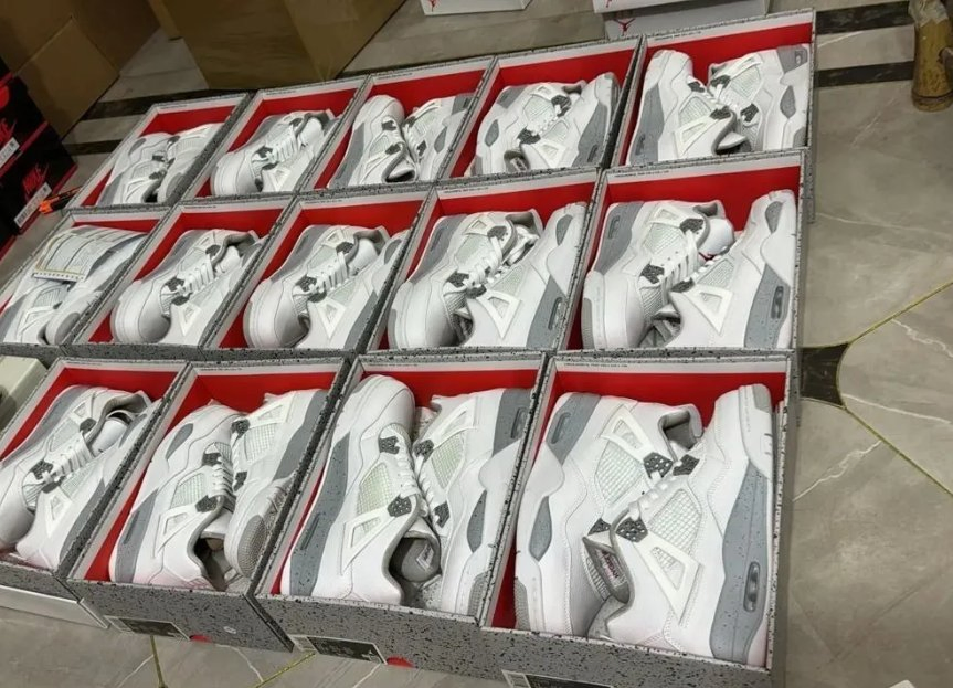 Aj4 Men's Shoes Lightweight Running Shoes Basketball Training Shoes Casual Sports Shoes Direct Sales From Factory