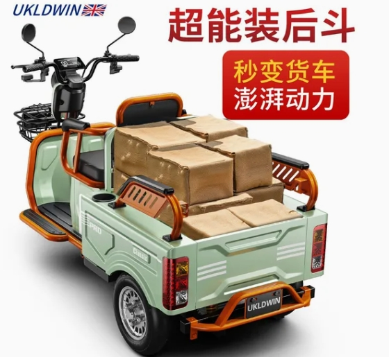 Wanhao 60V Power Max Speed 40km/H Long Charge Electric Tricycle