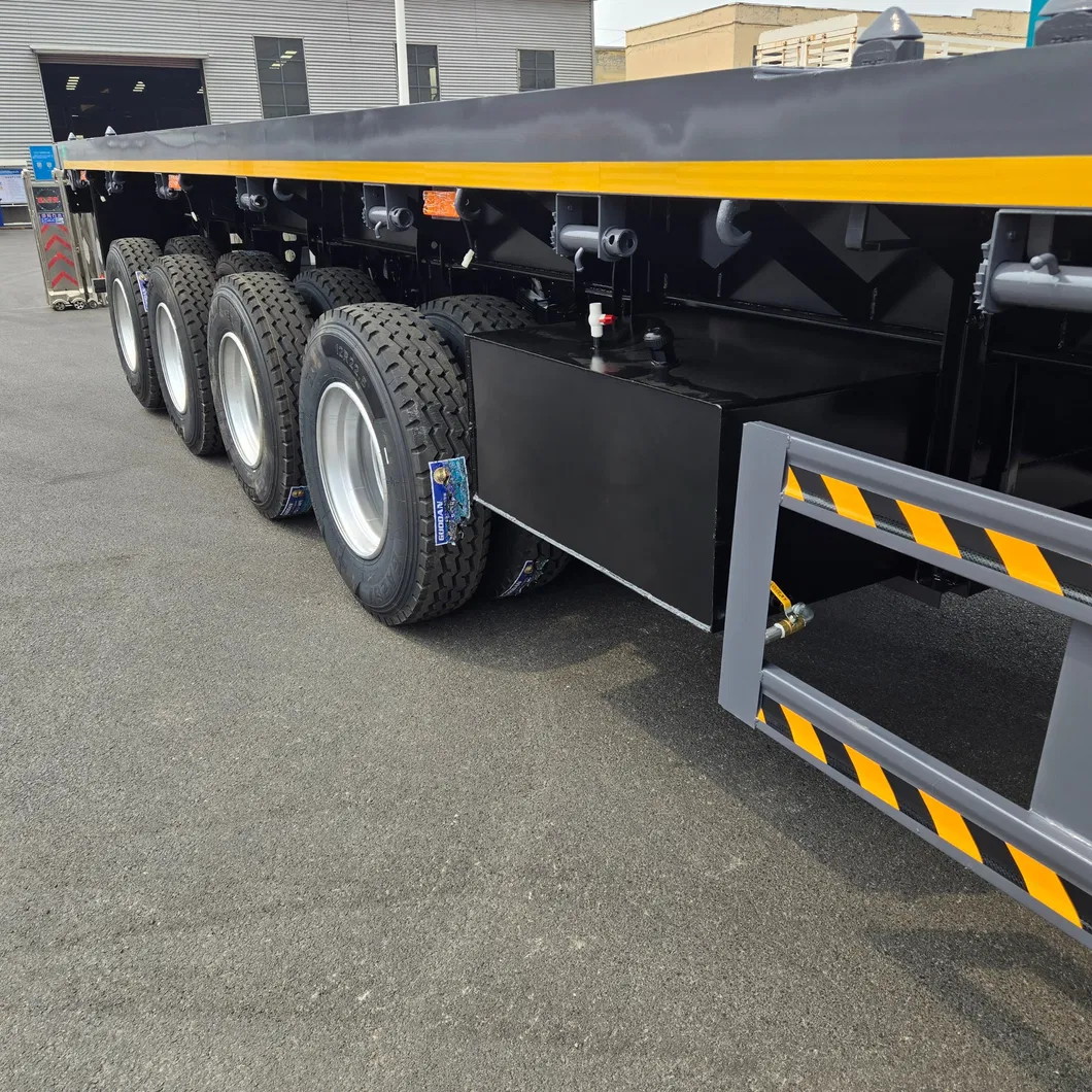 Flatbed Semi Trailer View 12