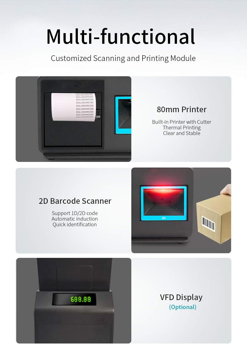 Discounted Price Extra-Large Screen Compact Design POS System for Library