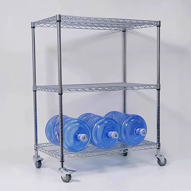 Three-Layer Galvanized Stainless Steel Rack Beam Pallet Racking Storage Shelf for Special Use in The Display and Sale of Goods