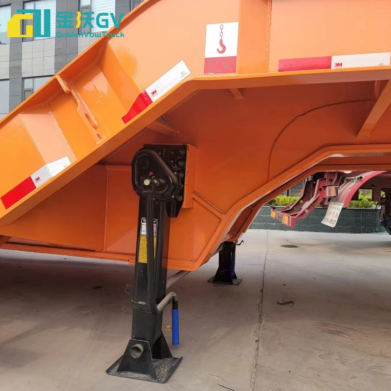 Extendable Low Bed Trailer for Oversized Cargo