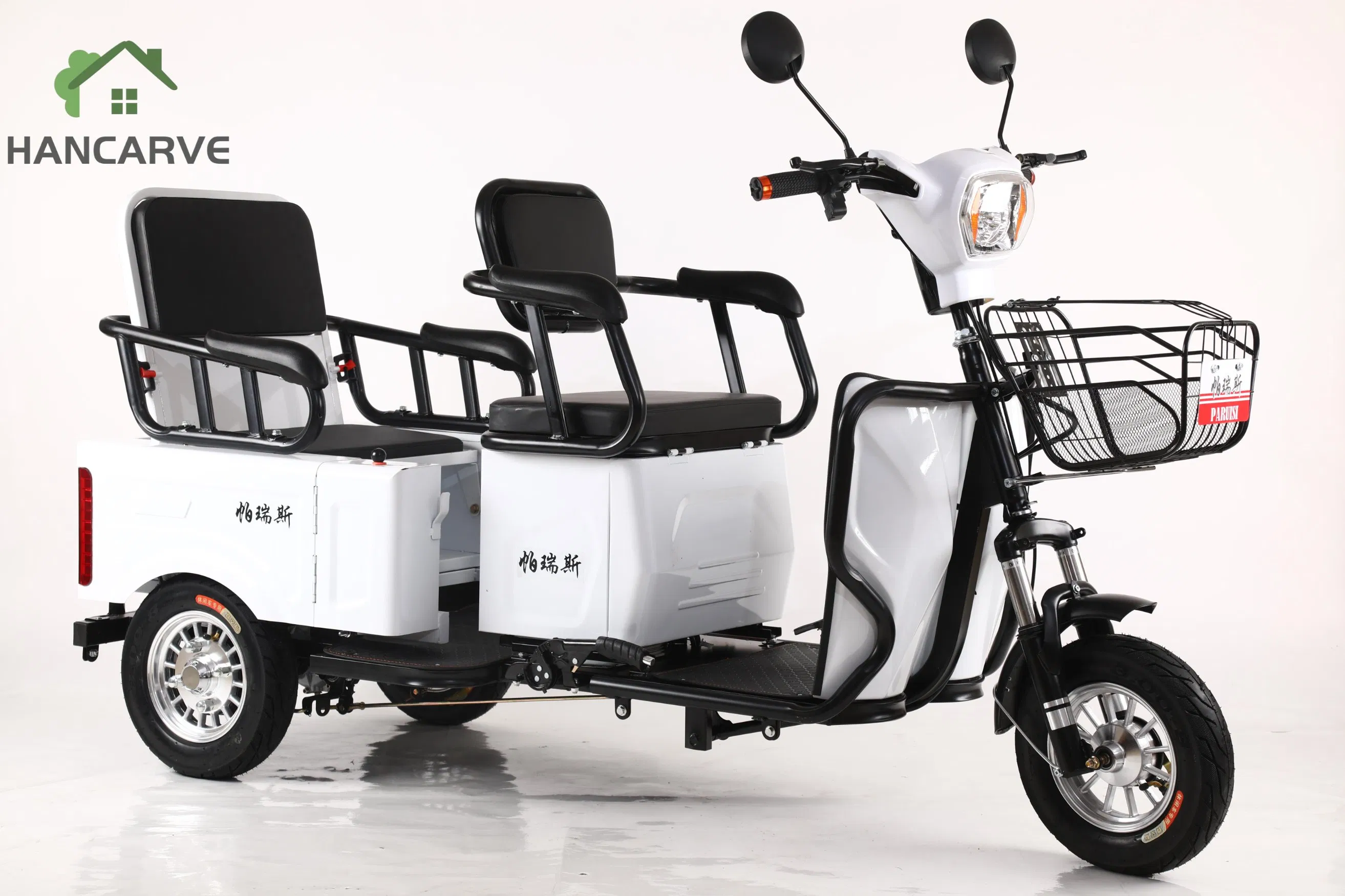 Hancarve Electric Cargo Bike for Multi-Purpose Use with 1000W Motor