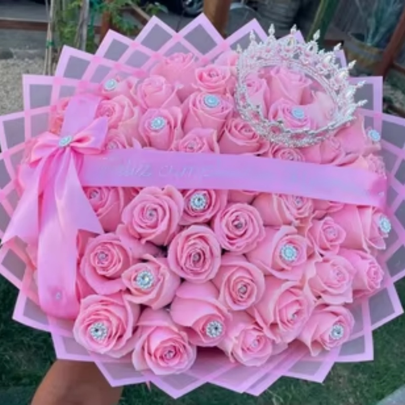 Elegant Floral Glassine Wrapping Paper for Gift Presentation