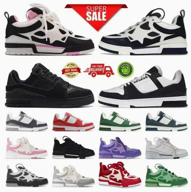 Designer Replica Luxury Top Quality Fashion Sneakers Men Women Shoes Casual Stock Shoe