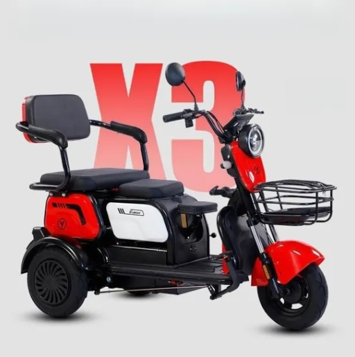 Wanhaonew Electric Tricycle Car - 3 Wheel Electric Motorcycle for Adults &amp; Passenger Commercial Use